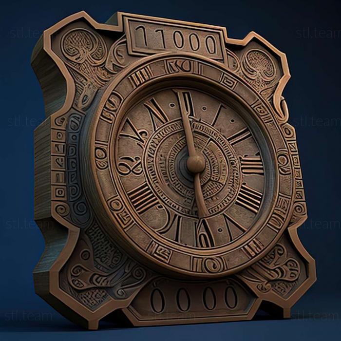 3D model Doctor Who The Eternity Clock game (STL)